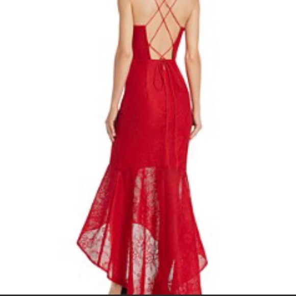 Bariano Australia Lace Fishtail Red Dress. Excellent condition. - Picture 2 of 5